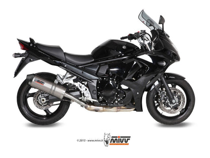 MIVV S.029 SUZUKI GSX 1250 FA ( 2009 / 16 ) Slip-on Exhaust "Oval" (titanium + carbon cap; approved) – Accessories in the 2WheelsHero Motorcycle Aftermarket Accessories and Parts Online Shop