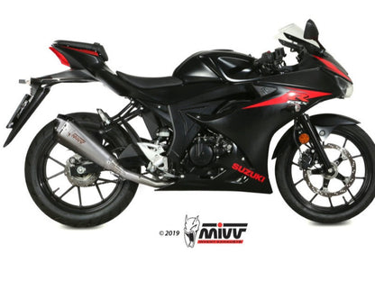 MIVV S.055 SUZUKI GSX-R / S 125 ( 2017 / 20 ) Full System Exhaust "Delta Race" (stainless steel; approved) – Accessories in the 2WheelsHero Motorcycle Aftermarket Accessories and Parts Online Shop