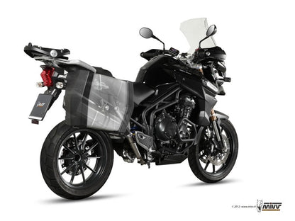 MIVV T.013 TRIUMPH TIGER 1200 ( 2012 / 15 ) Slip-on Exhaust "Speed Edge" ( stainless steel; approved) – Accessories in the 2WheelsHero Motorcycle Aftermarket Accessories and Parts Online Shop