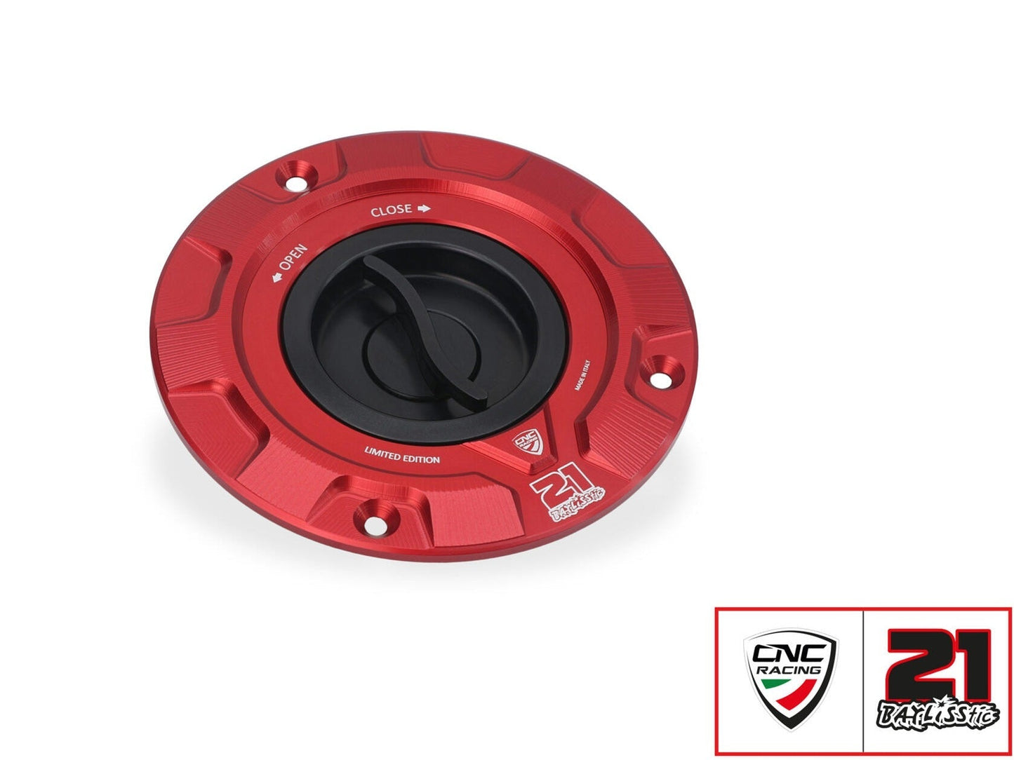 TS423TB - CNC RACING Ducati / MV Agusta Fuel Tank Cap (Troy Bayliss limited edition) – Accessories in the Motoraider Motorcycle Aftermarket Accessories and Parts Online Shop