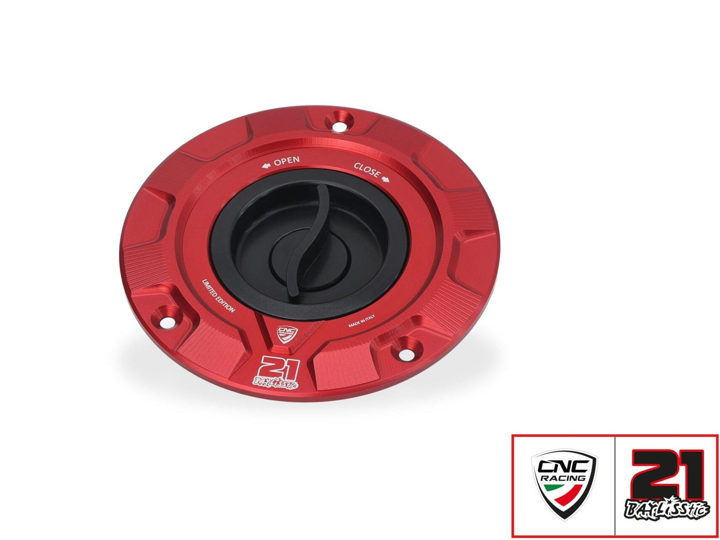 TS423TB - CNC RACING Ducati / MV Agusta Fuel Tank Cap (Troy Bayliss limited edition) – Accessories in the Motoraider Motorcycle Aftermarket Accessories and Parts Online Shop