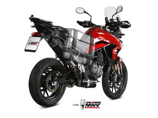 MIVV T.018 TRIUMPH TIGER 900 / GT / PRO / RALLY ( 2021 / 23 ) Slip-on Exhaust "Speed Edge" ( black; approved) – Accessories in the 2WheelsHero Motorcycle Aftermarket Accessories and Parts Online Shop