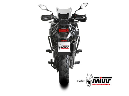 MIVV VO.004 VOGE VALICO 525 DSX ( 2024+ ) Slip-on Exhaust "Oval" (black + carbon cap; approved) – Accessories in the 2WheelsHero Motorcycle Aftermarket Accessories and Parts Online Shop