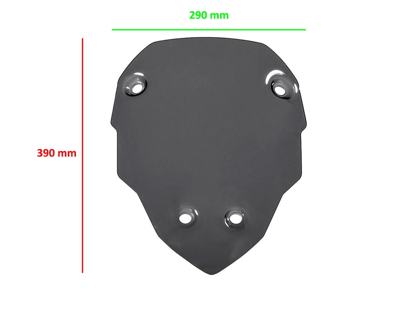 WS368 - CNC RACING Ducati Multistrada V4 (2021+) Wind Screen (sport; dark smoke) – Accessories in the Motoraider Motorcycle Aftermarket Accessories and Parts Online Shop