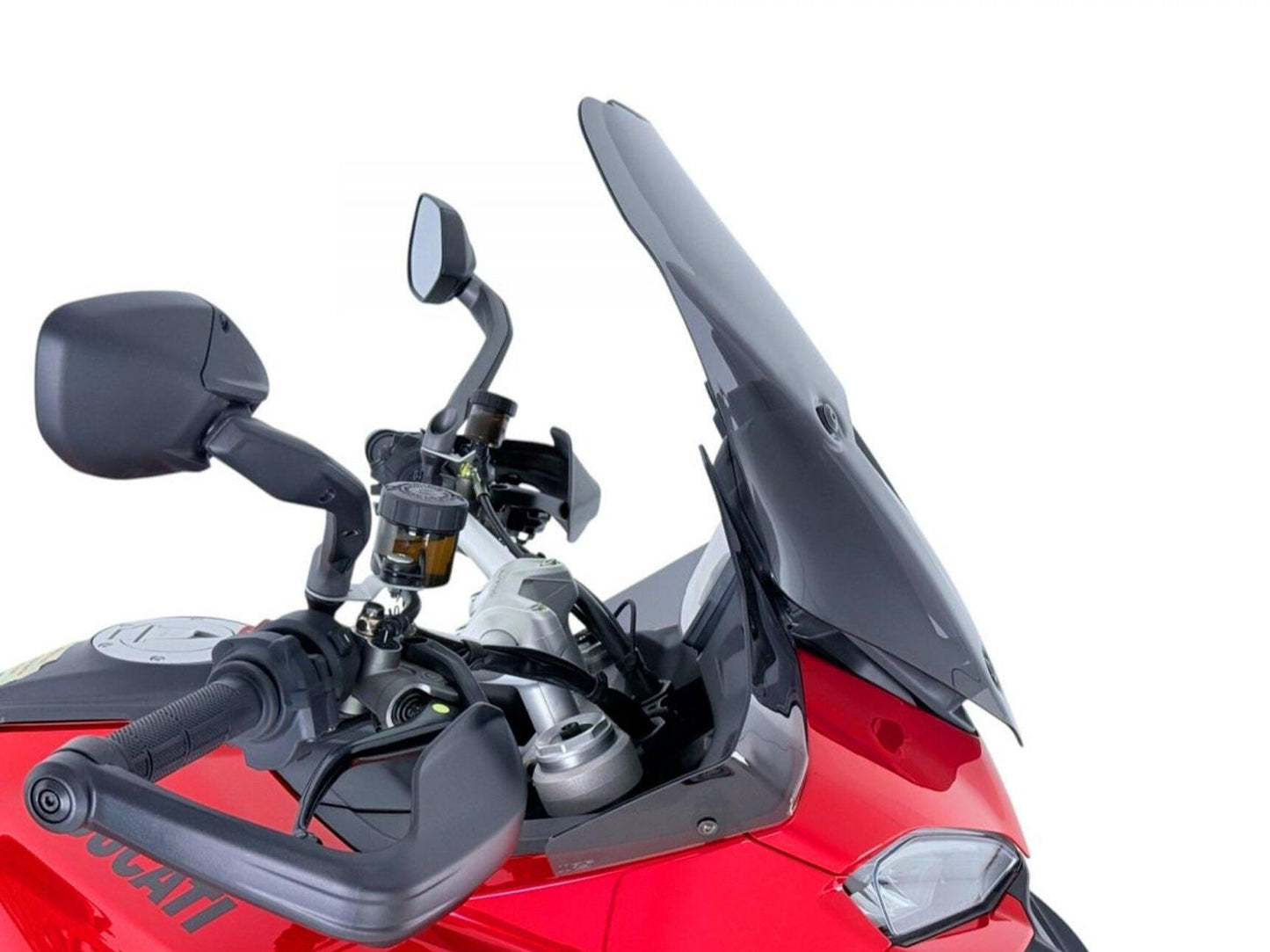 WS371 - CNC RACING Ducati Multistrada V2 (2025+) Wind Screen (touring; dark smoke) – Accessories in the Motoraider Motorcycle Aftermarket Accessories and Parts Online Shop