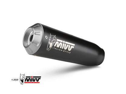MIVV KT.025 KTM 125 / 390 DUKE ( 2021 / 23 ) Slip-on Exhaust "X-M1" ( black; approved) – Accessories in the 2WheelsHero Motorcycle Aftermarket Accessories and Parts Online Shop