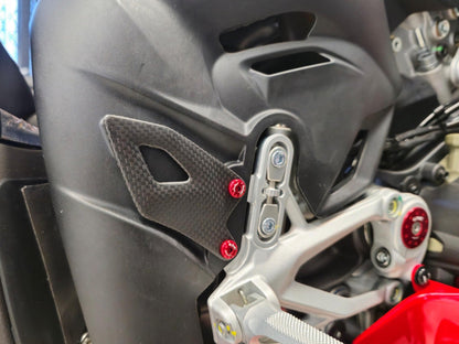 CNC RACING ZA412 Ducati Panigale V4 (2025+) Carbon Heel Guard Kit – Accessories in the Motoraider Motorcycle Aftermarket Accessories and Parts Online Shop
