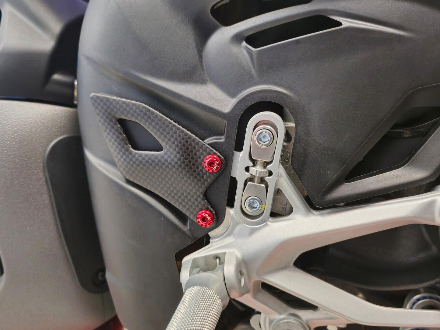 CNC RACING ZA412 Ducati Panigale V4 (2025+) Carbon Heel Guard Kit – Accessories in the Motoraider Motorcycle Aftermarket Accessories and Parts Online Shop