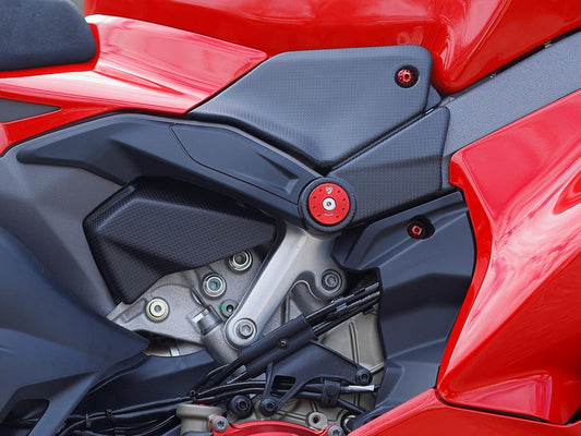 CNC RACING ZA413 Ducati Panigale V4 (2025+) Carbon Fuel Tank Side Covers – Accessories in the Motoraider Motorcycle Aftermarket Accessories and Parts Online Shop