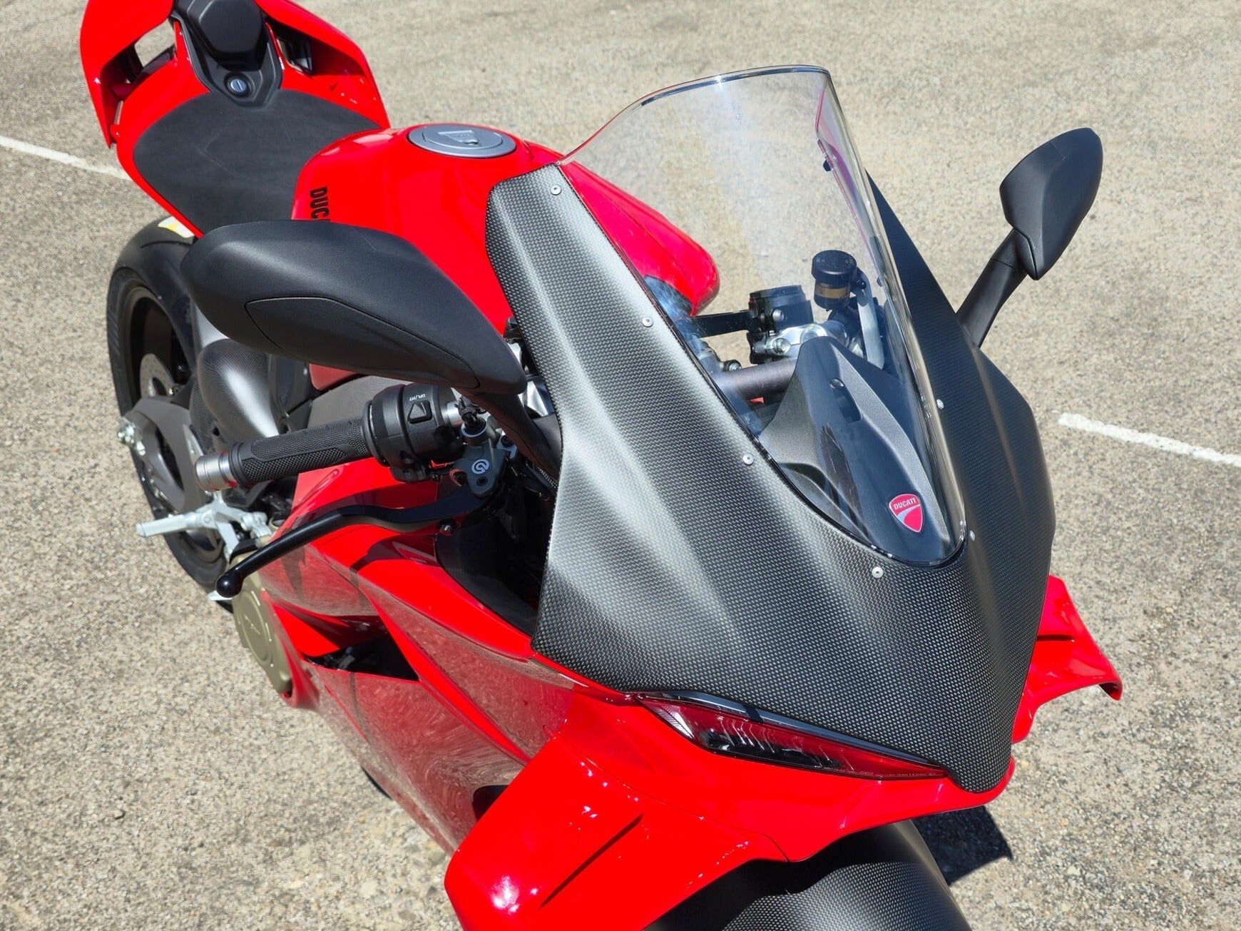CNC RACING ZA416 Ducati Panigale V4 (2025+) Carbon Front Fairing – Accessories in the Motoraider Motorcycle Aftermarket Accessories and Parts Online Shop