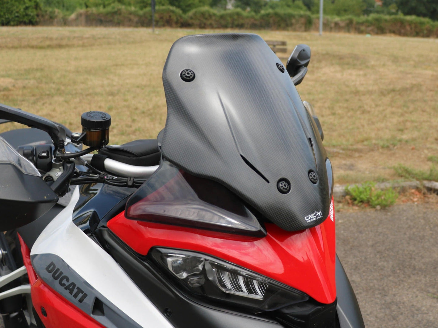 ZA989 - CNC RACING Ducati Multistrada V4 (2021+) Carbon Sport Screen – Accessories in the Motoraider Motorcycle Aftermarket Accessories and Parts Online Shop