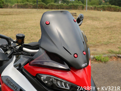 ZA989 - CNC RACING Ducati Multistrada V4 (2021+) Carbon Sport Screen – Accessories in the Motoraider Motorcycle Aftermarket Accessories and Parts Online Shop