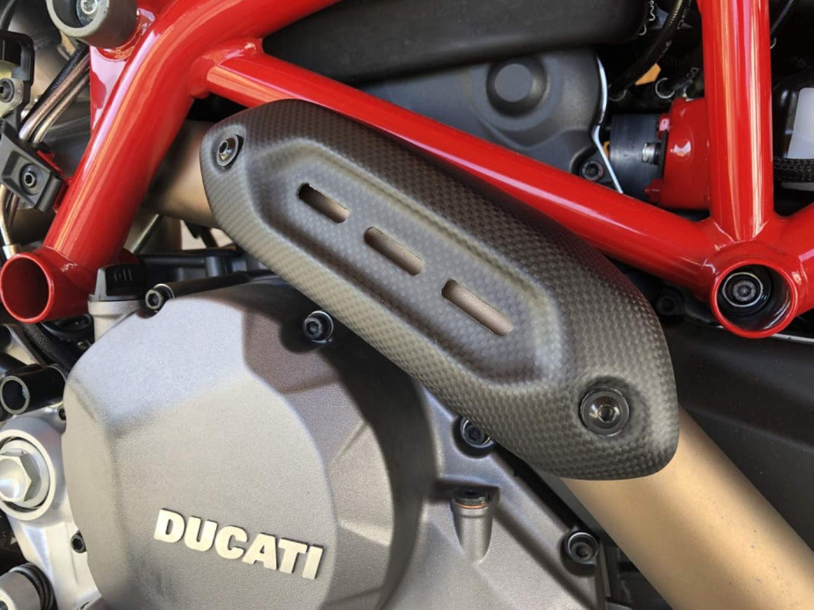 CRB205 - DBK Ducati Hypermotard 950 (2019+) Carbon Exhaust Heat Guard – Accessories in the Motoraider Motorcycle Aftermarket Accessories and Parts Online Shop
