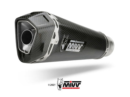MIVV S.055 SUZUKI GSX-R / S 125 ( 2017 / 20 ) Full System Exhaust "Delta Race" (black; approved) – Accessories in the 2WheelsHero Motorcycle Aftermarket Accessories and Parts Online Shop