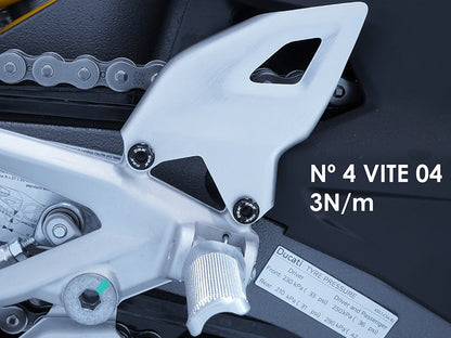 KVT103 - DBK Ducati Panigale V4 (2025+) Heel Guards Screws Kit – Accessories in the Motoraider Motorcycle Aftermarket Accessories and Parts Online Shop