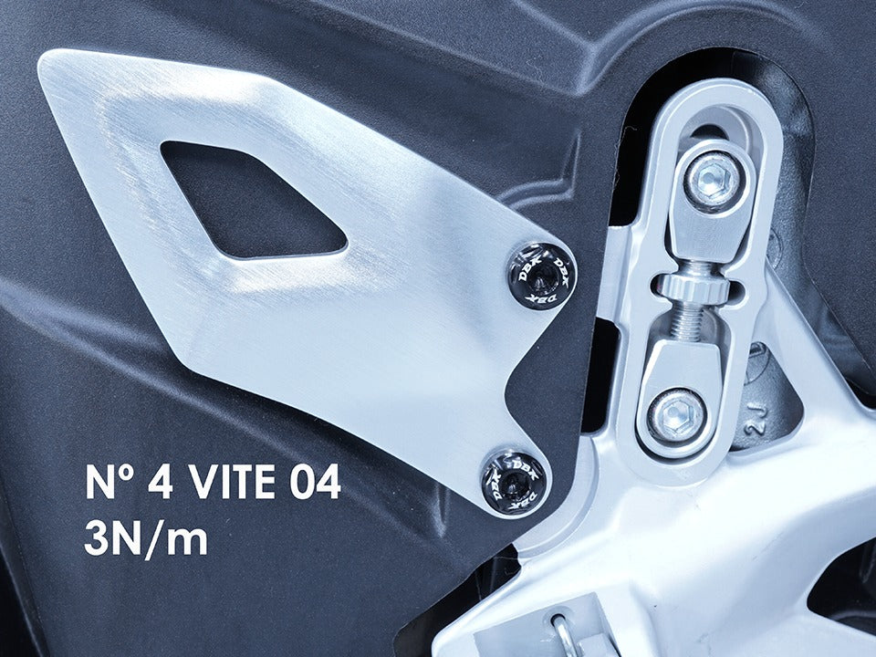 KVT103 - DBK Ducati Panigale V4 (2025+) Heel Guards Screws Kit – Accessories in the Motoraider Motorcycle Aftermarket Accessories and Parts Online Shop