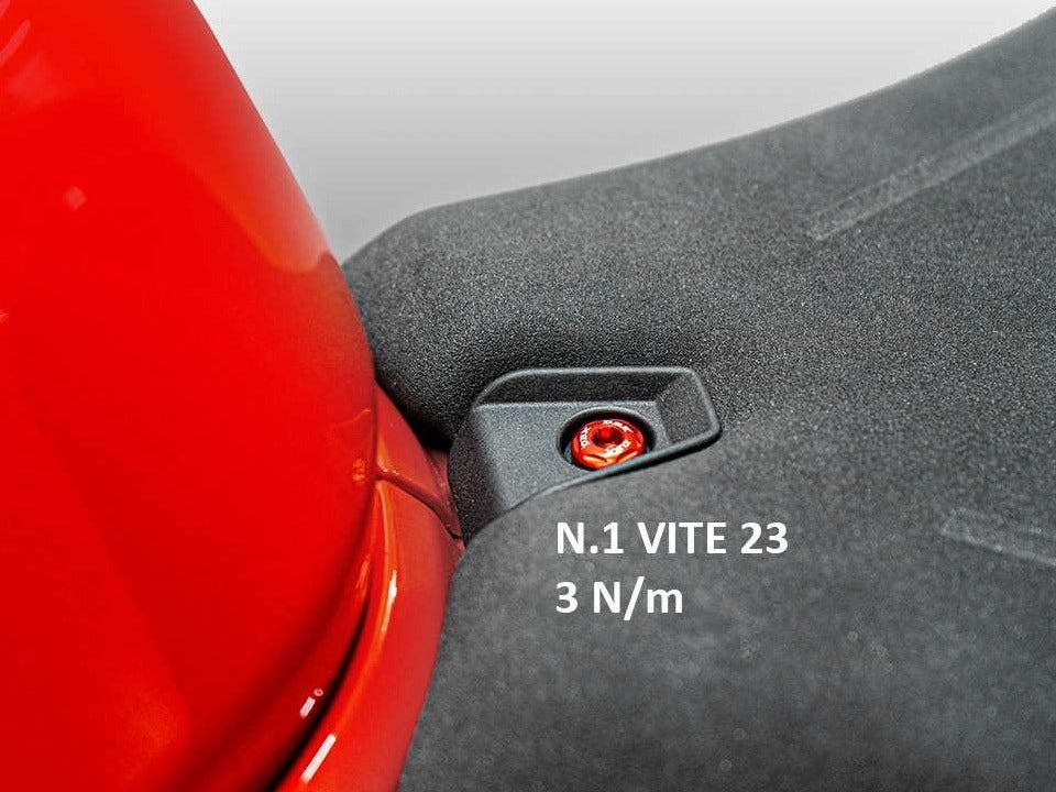 KVT105 - DBK Ducati Panigale V4 (2025+) Seat Screw Kit – Accessories in the Motoraider Motorcycle Aftermarket Accessories and Parts Online Shop