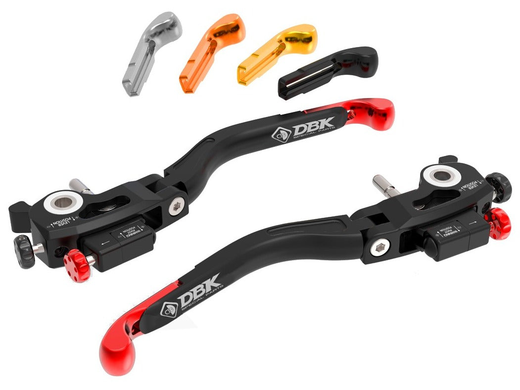 L38 - DBK Moto Guzzi V100 Mandello (2022+) / KTM Superduke 1390 (2024+) Double Adjusable Handlebar Levers "Ultimate" – Accessories in the Motoraider Motorcycle Aftermarket Accessories and Parts Online Shop
