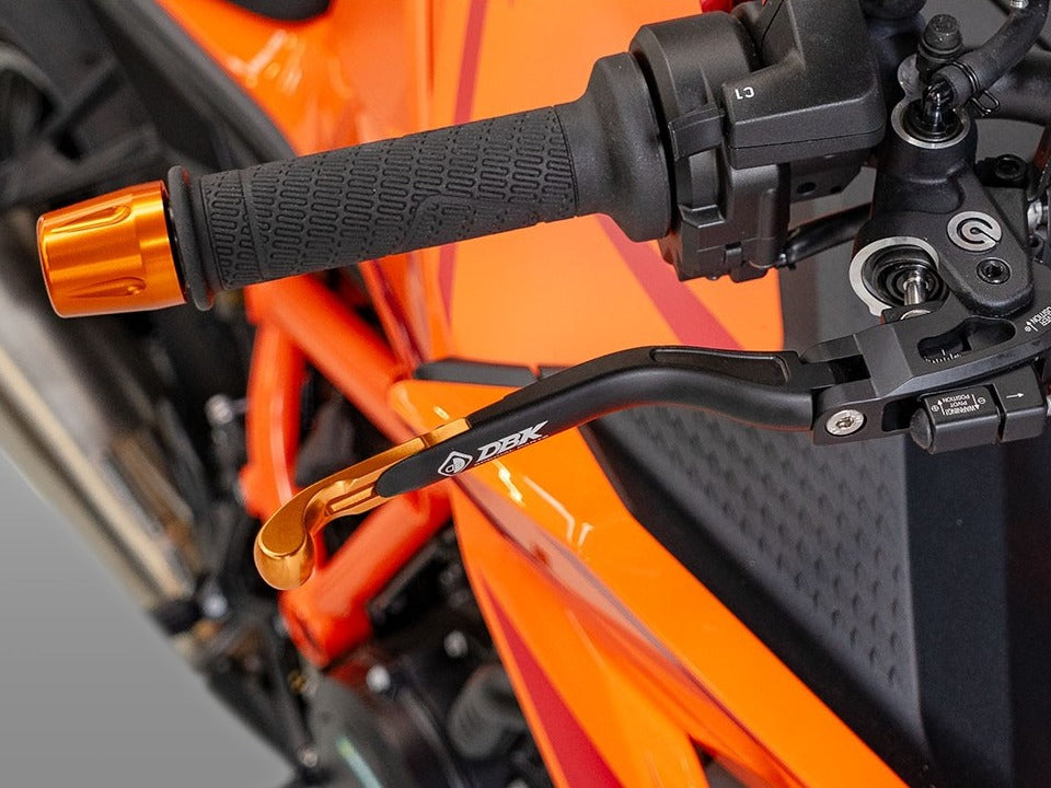 L38 - DBK Moto Guzzi V100 Mandello (2022+) / KTM Superduke 1390 (2024+) Double Adjusable Handlebar Levers "Ultimate" – Accessories in the Motoraider Motorcycle Aftermarket Accessories and Parts Online Shop