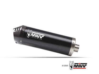 MIVV KT.023 KTM 690 Enduro R / SMC R (2019+) Slip-on Exhaust "Oval" (black + carbon cap; approved) – Accessories in the 2WheelsHero Motorcycle Aftermarket Accessories and Parts Online Shop