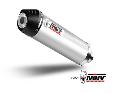 MIVV S.049 SUZUKI V-Strom 650 ( 2017+ ) Full System Exhaust "Oval" (titanium + carbon cap; approved) – Accessories in the 2WheelsHero Motorcycle Aftermarket Accessories and Parts Online Shop