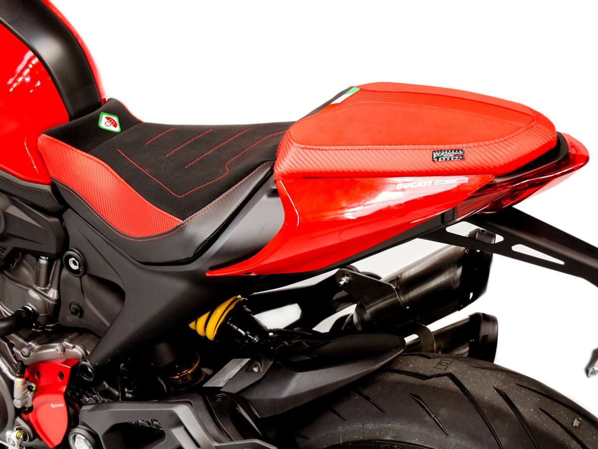 CSM9C01 - DUCABIKE Ducati Monster 950 (2021+) Comfort Seat Cover – Accessories in the Motoraider Motorcycle Aftermarket Accessories and Parts Online Shop