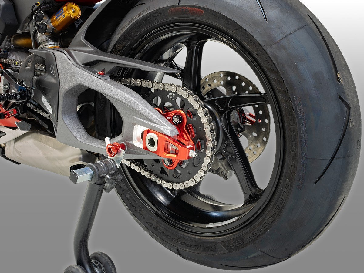 DBK DUCABIKE CTC04 Ducati Panigale V4 / Streetfighter (2025+) Chain Tensioner Slider Kit – Accessories in the Motoraider Motorcycle Aftermarket Accessories and Parts Online Shop
