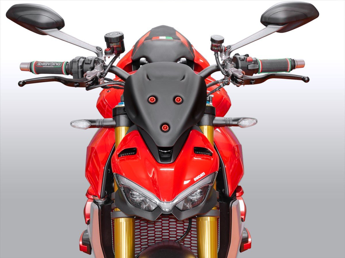 CUP13 - DUCABIKE Ducati Streetfighter V4 (2020+) Wind Screen (sport) – Accessories in the Motoraider Motorcycle Aftermarket Accessories and Parts Online Shop