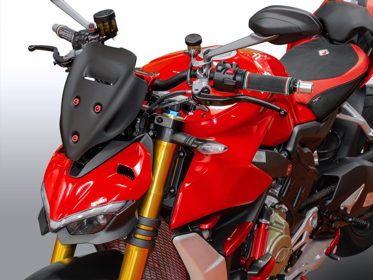 CUP14 - DUCABIKE Ducati Streetfighter V4 (2020+) Wind Screen (touring) – Accessories in the Motoraider Motorcycle Aftermarket Accessories and Parts Online Shop