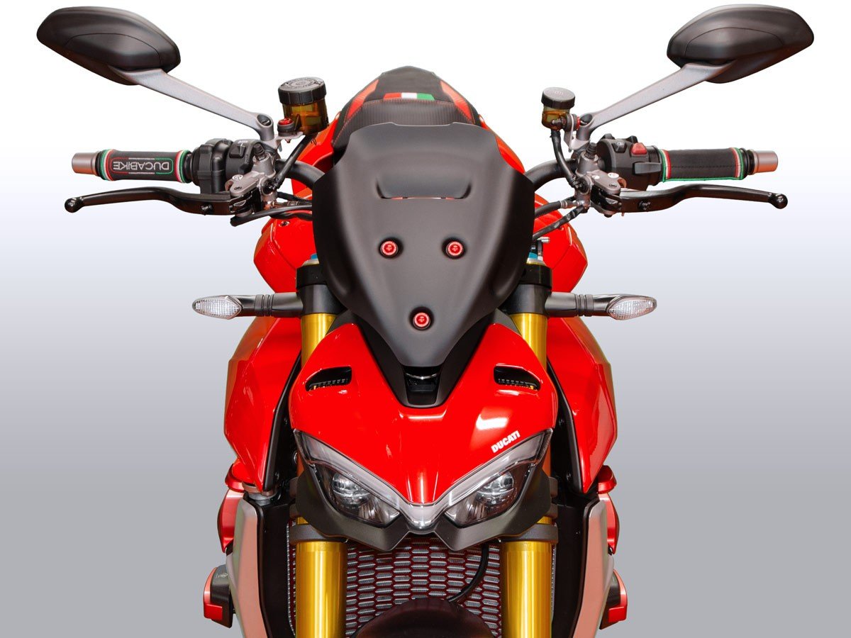 CUP14 - DUCABIKE Ducati Streetfighter V4 (2020+) Wind Screen (touring) – Accessories in the Motoraider Motorcycle Aftermarket Accessories and Parts Online Shop