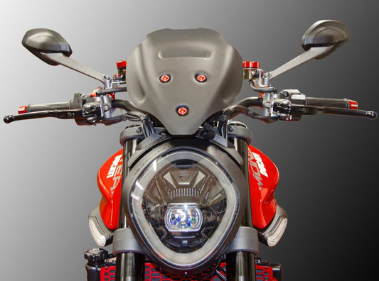 CUP19 - DUCABIKE Ducati Monster 950 (2021+) Wind Screen (touring) – Accessories in the Motoraider Motorcycle Aftermarket Accessories and Parts Online Shop
