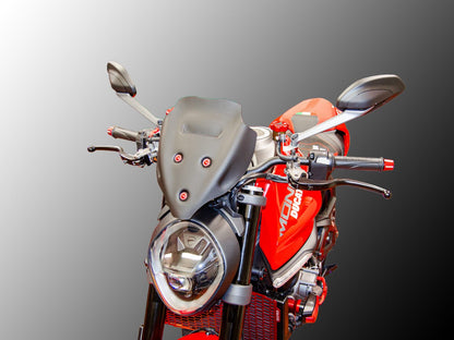 CUP19 - DUCABIKE Ducati Monster 950 (2021+) Wind Screen (touring) – Accessories in the Motoraider Motorcycle Aftermarket Accessories and Parts Online Shop