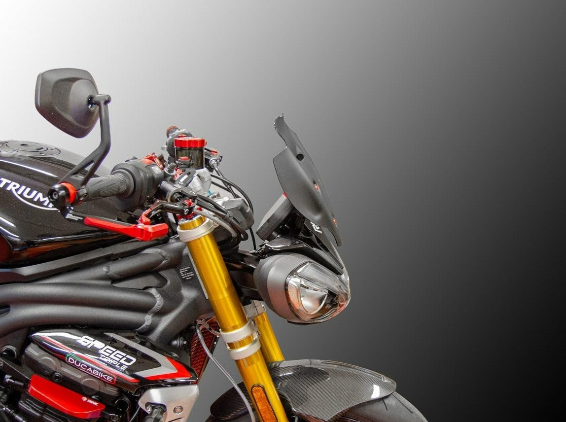 CUP23 - DBK Triumph Speed Triple 1200 RS (2021+) Wind Screen (Touring) – Accessories in the Motoraider Motorcycle Aftermarket Accessories and Parts Online Shop