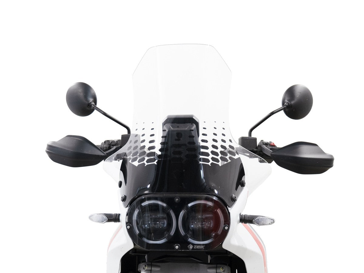 CUP24 - DBK Ducati DesertX 937 / Rally (2022+) Windscreen "Maxi Comfort" (increased) – Accessories in the Motoraider Motorcycle Aftermarket Accessories and Parts Online Shop