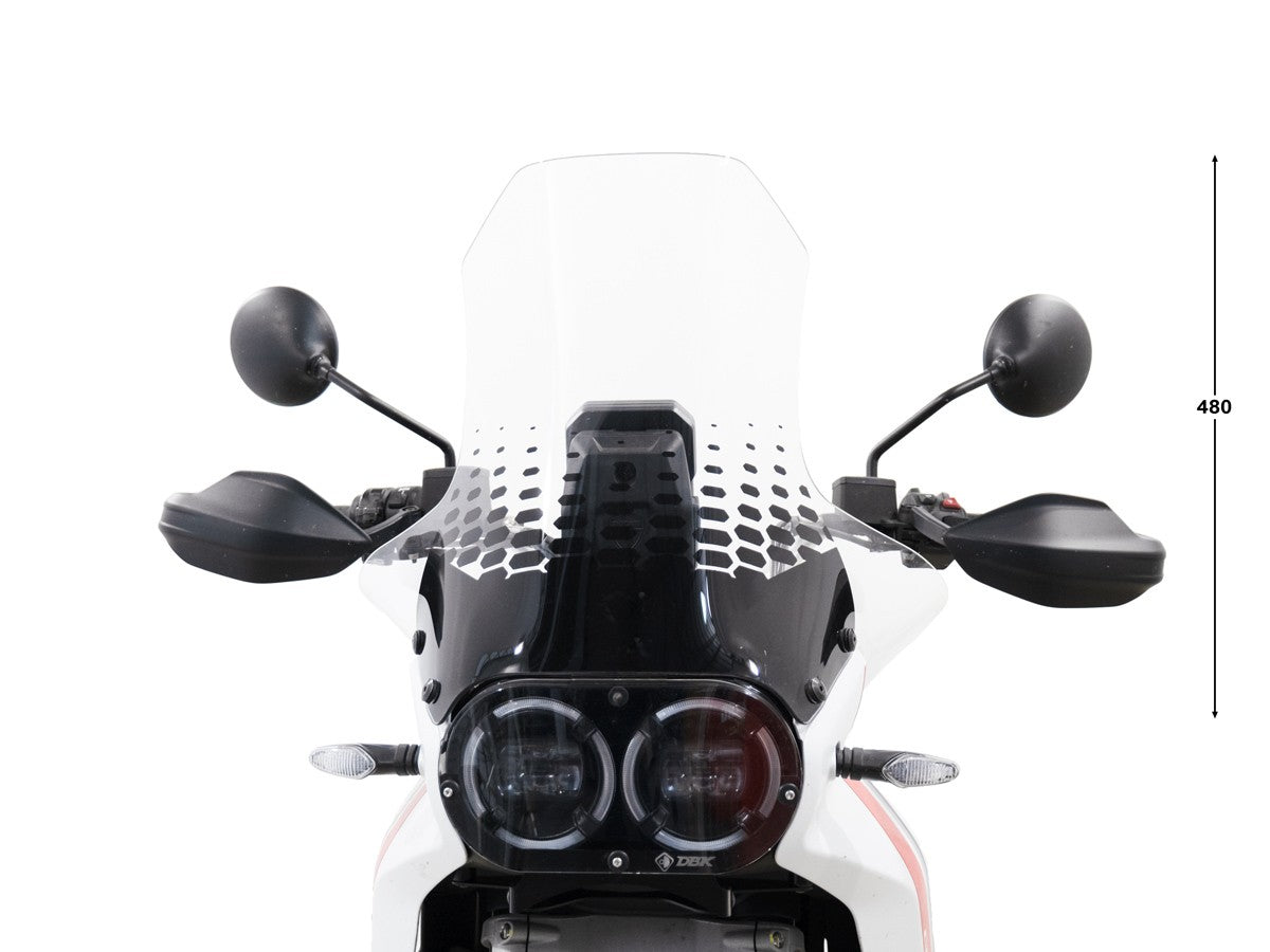 CUP24 - DBK Ducati DesertX 937 / Rally (2022+) Windscreen "Maxi Comfort" (increased) – Accessories in the Motoraider Motorcycle Aftermarket Accessories and Parts Online Shop