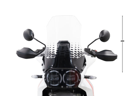 CUP24 - DBK Ducati DesertX 937 / Rally (2022+) Windscreen "Maxi Comfort" (increased) – Accessories in the Motoraider Motorcycle Aftermarket Accessories and Parts Online Shop