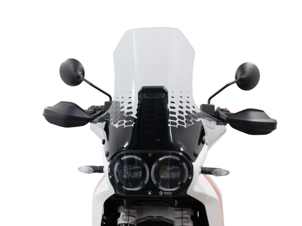 CUP24 - DBK Ducati DesertX 937 / Rally (2022+) Windscreen "Maxi Comfort" (increased) – Accessories in the Motoraider Motorcycle Aftermarket Accessories and Parts Online Shop