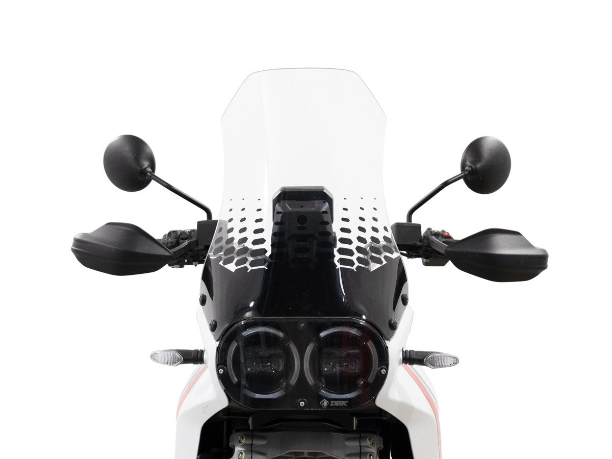 CUP25 - DBK Ducati DesertX 937 / Rally (2022+) Windscreen "Comfort" (increased) – Accessories in the Motoraider Motorcycle Aftermarket Accessories and Parts Online Shop