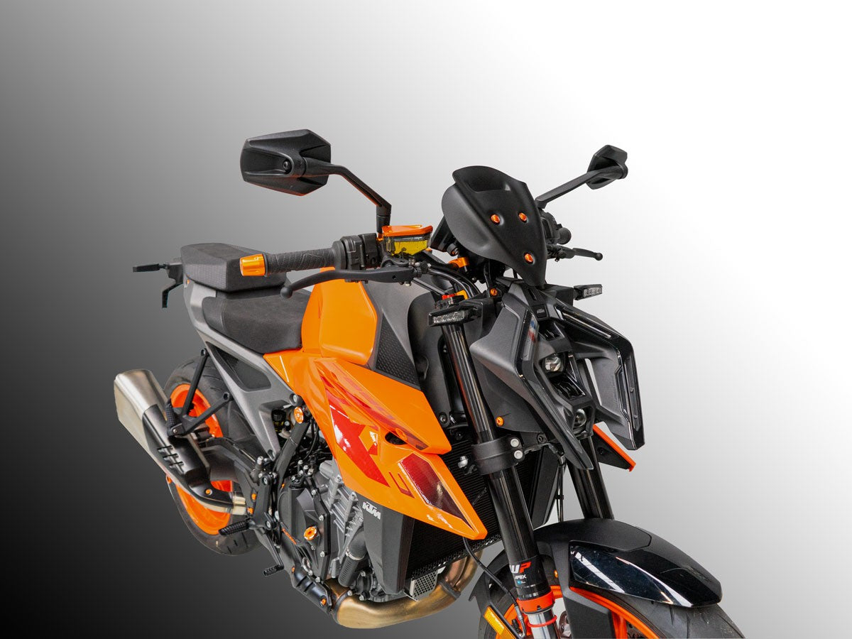 CUP27 - DBK KTM 990 Duke (2024+) Wind Screen (Sport) – Accessories in the Motoraider Motorcycle Aftermarket Accessories and Parts Online Shop