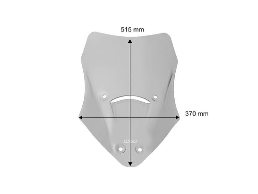 DBK DUCABIKE CUP33 Ducati Multistrada V2 (2025+) Wind Screen (medium) – Accessories in the Motoraider Motorcycle Aftermarket Accessories and Parts Online Shop