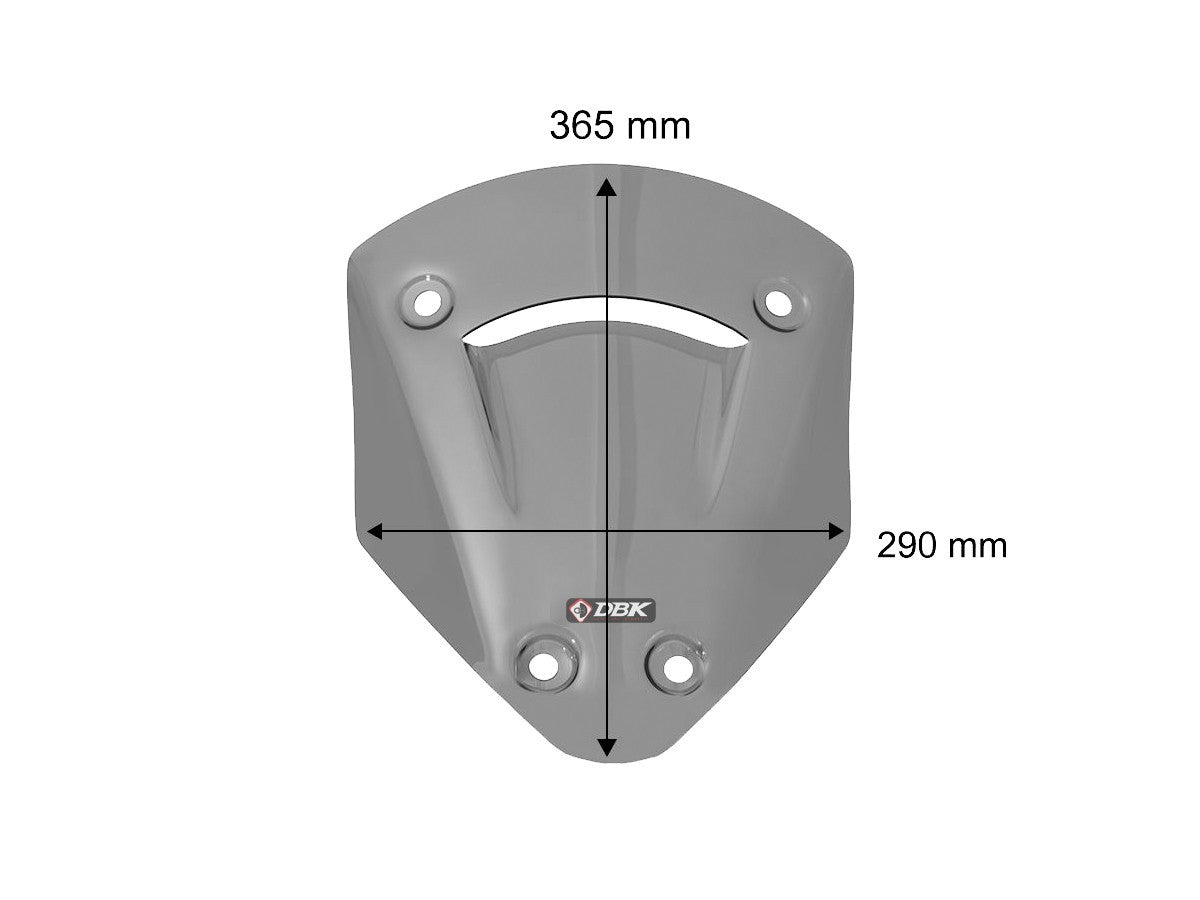 DBK DUCABIKE CUP34 Ducati Multistrada V2 (2025+) Wind Screen (sport) – Accessories in the Motoraider Motorcycle Aftermarket Accessories and Parts Online Shop