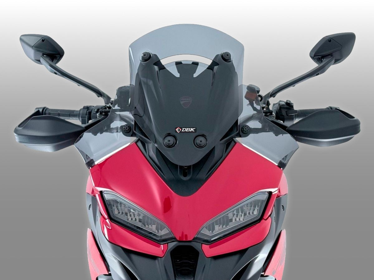 DBK DUCABIKE CUP34 Ducati Multistrada V2 (2025+) Wind Screen (sport) – Accessories in the Motoraider Motorcycle Aftermarket Accessories and Parts Online Shop