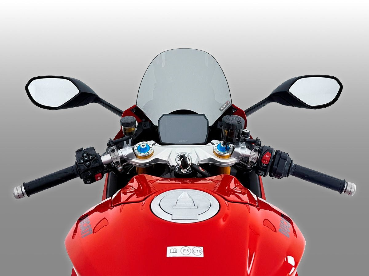 DBK DUCABIKE CUP35 Ducati Panigale V2 (2025+) Wind Screen (large) – Accessories in the Motoraider Motorcycle Aftermarket Accessories and Parts Online Shop
