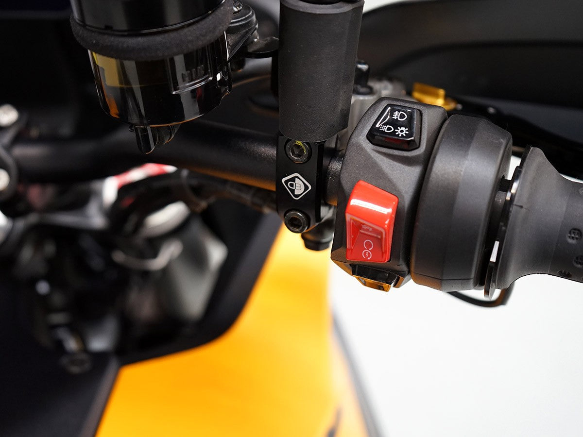 CVS03 - DUCABIKE Ducati Master Cylinder Clamp (mirror mount tread M10; right) – Accessories in the Motoraider Motorcycle Aftermarket Accessories and Parts Online Shop