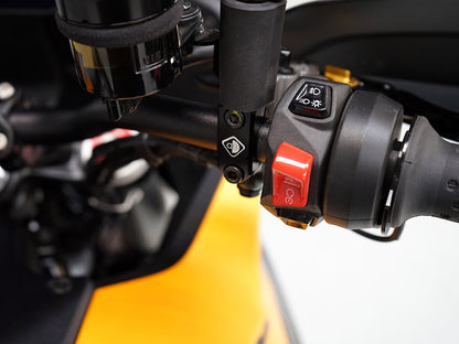 CVS03 - DUCABIKE Ducati Master Cylinder Clamp (mirror mount tread M10; right) – Accessories in the Motoraider Motorcycle Aftermarket Accessories and Parts Online Shop