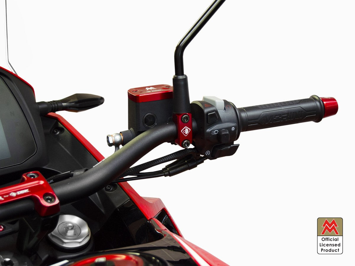 CVS04 - DUCABIKE Ducati Master Cylinder Clamp (mirror mount tread M10; left) – Accessories in the Motoraider Motorcycle Aftermarket Accessories and Parts Online Shop