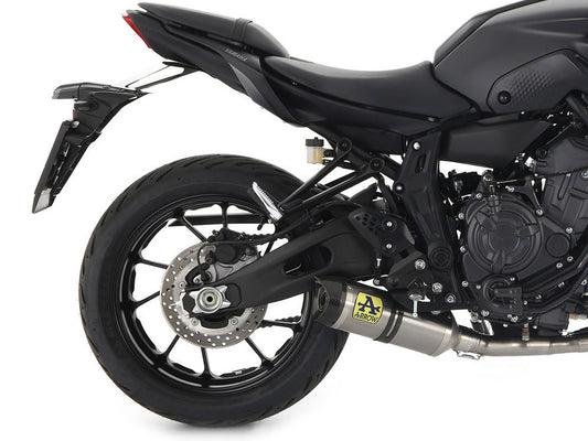 ARROW 71758MI+71930AK Yamaha MT-07 (2021+) Full Exhaust System "Competition Evo Thunder" (aluminum; racing) – Accessories in the 2WheelsHero Motorcycle Aftermarket Accessories and Parts Online Shop