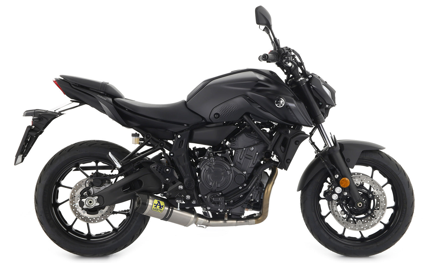 ARROW 71758KZ+71930AK Yamaha MT-07 (2021+) Full Exhaust System "Competition Evo Thunder" (aluminum) – Accessories in the 2WheelsHero Motorcycle Aftermarket Accessories and Parts Online Shop