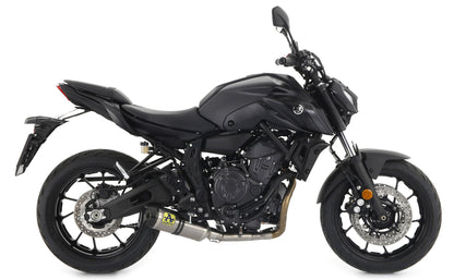 ARROW 71758MI+71930AK Yamaha MT-07 (2021+) Full Exhaust System "Competition Evo Thunder" (aluminum; racing) – Accessories in the 2WheelsHero Motorcycle Aftermarket Accessories and Parts Online Shop