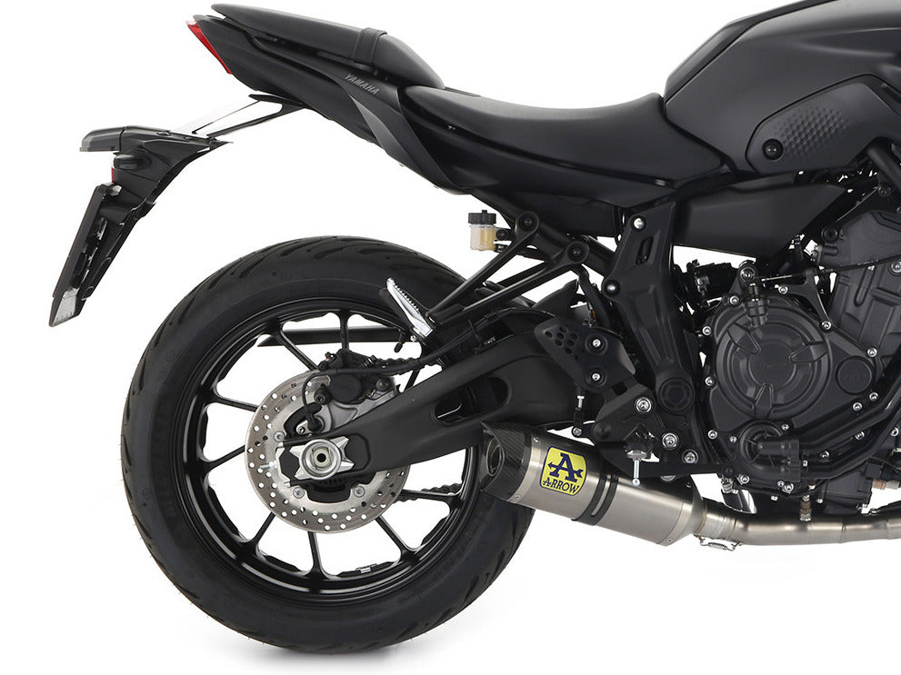 ARROW 71758KZ+71930AK Yamaha MT-07 (2021+) Full Exhaust System "Competition Evo Thunder" (aluminum) – Accessories in the 2WheelsHero Motorcycle Aftermarket Accessories and Parts Online Shop